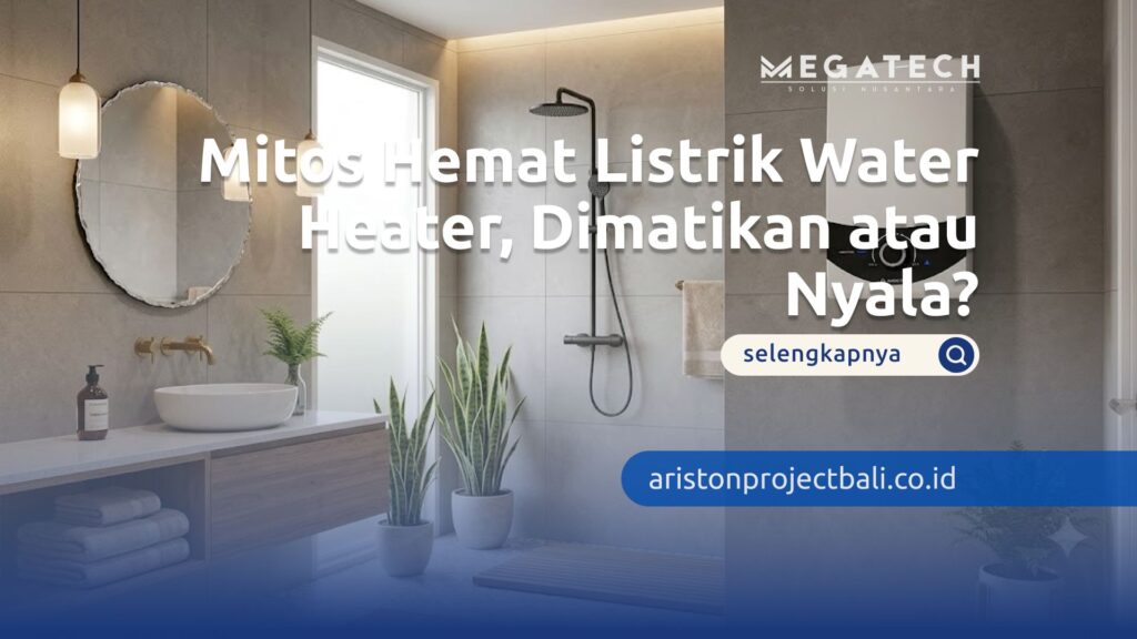 mitos hemat listrik water heater