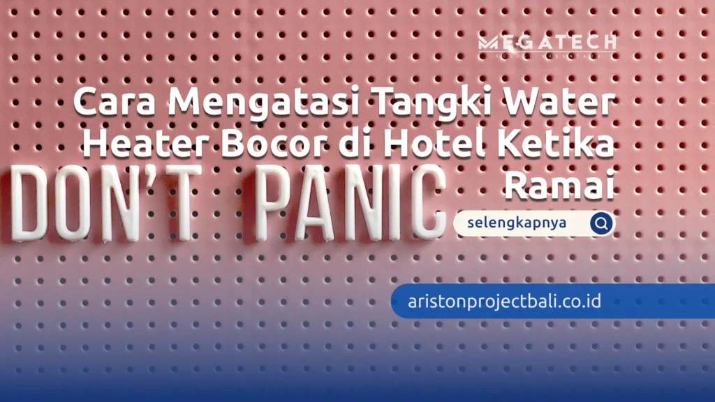 tangki water heater bocor
